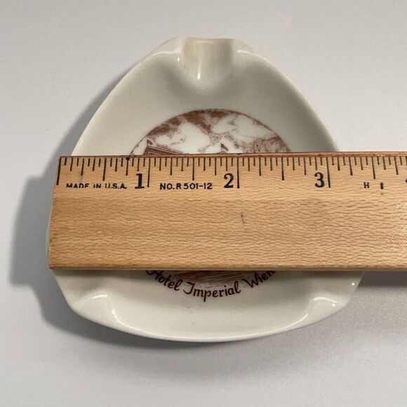 Hotel Imperial Wien Vintage Ashtray Souvenir Vienna Austria Lilien Porzellan - Picture 5 of 11